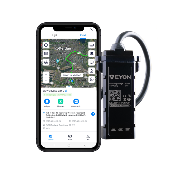 Eyon® Wired - Unterputz GPS Tracker mit kostenlosem Lifetime Tracking