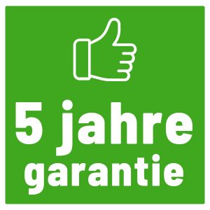 5 jahre garantie