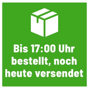 17:00 uh heute versendet