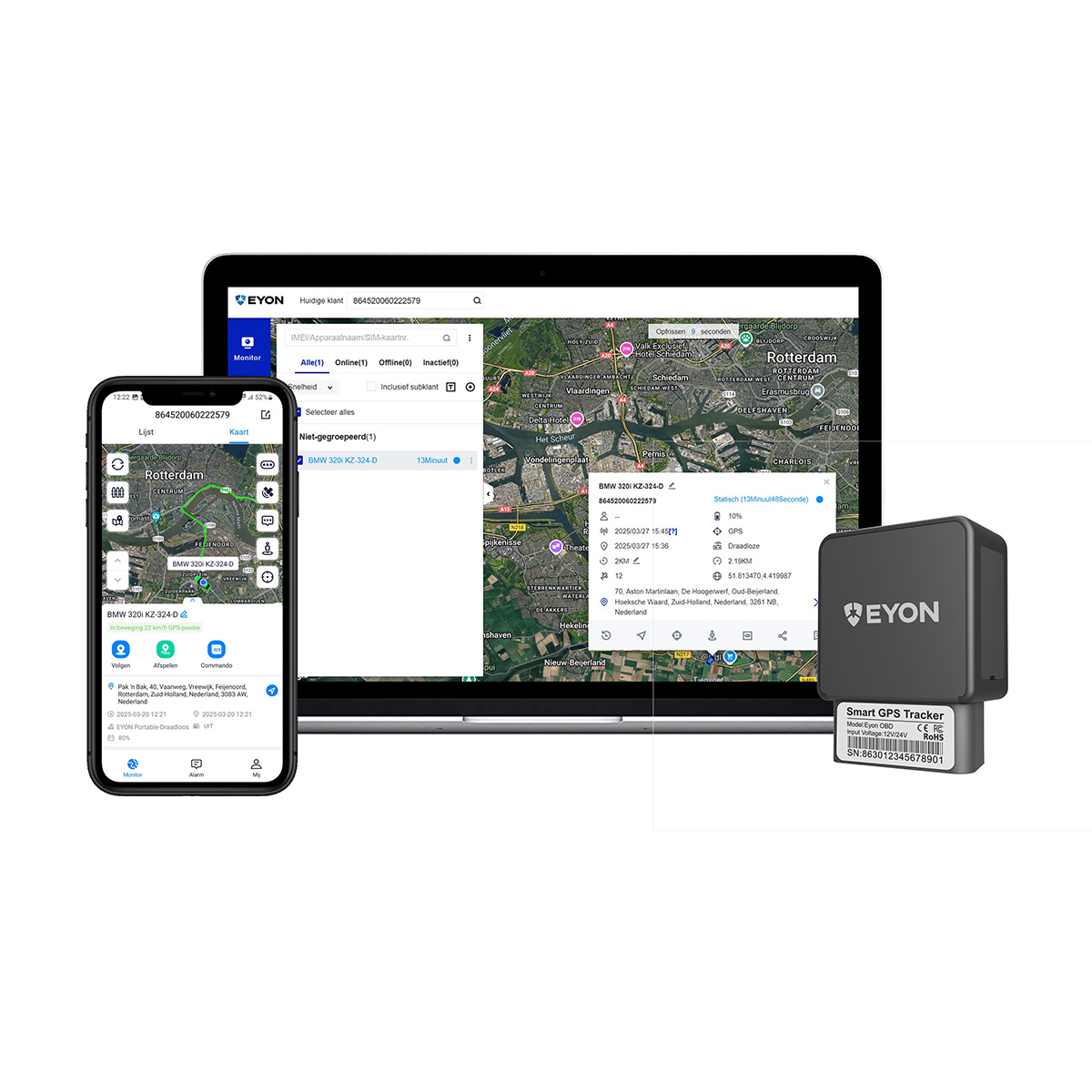 Eyon® Wired – Plug & Play GPS Tracker mit kostenlosem Lifetime Tracking – Bild 2